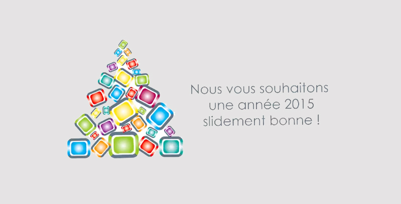 The Slide Agency vous présente ses meilleurs voeux pour 2015